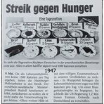 Wie Dazumal- Streik gegen Hunger