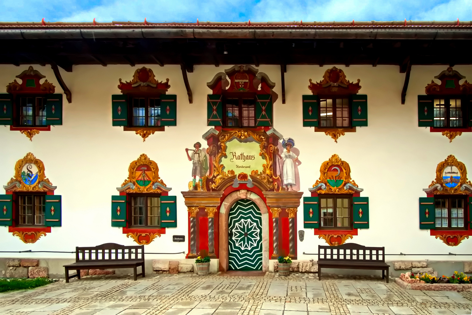  Wie Dazumal - Traditionspflege am Rathhaus Ruhpolding 