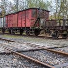 wie dazumal - Waggons bei der Bahn