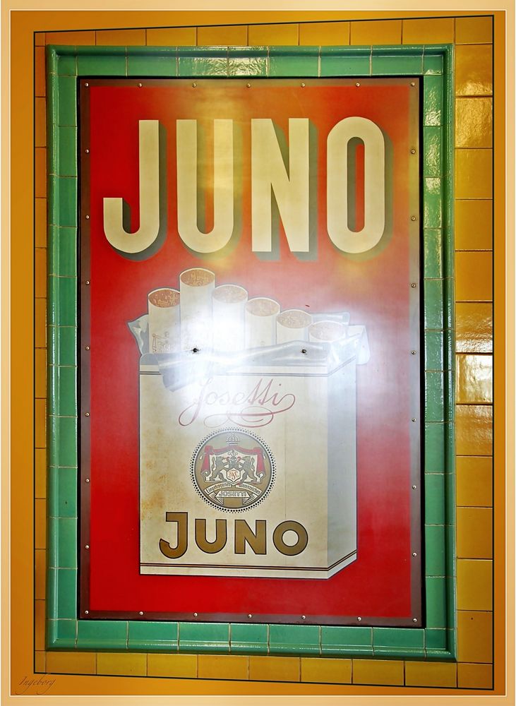 # wie dazumal: Zigarettenwerbung JUNO #