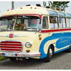 wie dazumal......Bus SETRA S 6, Baujahr 1960 .....