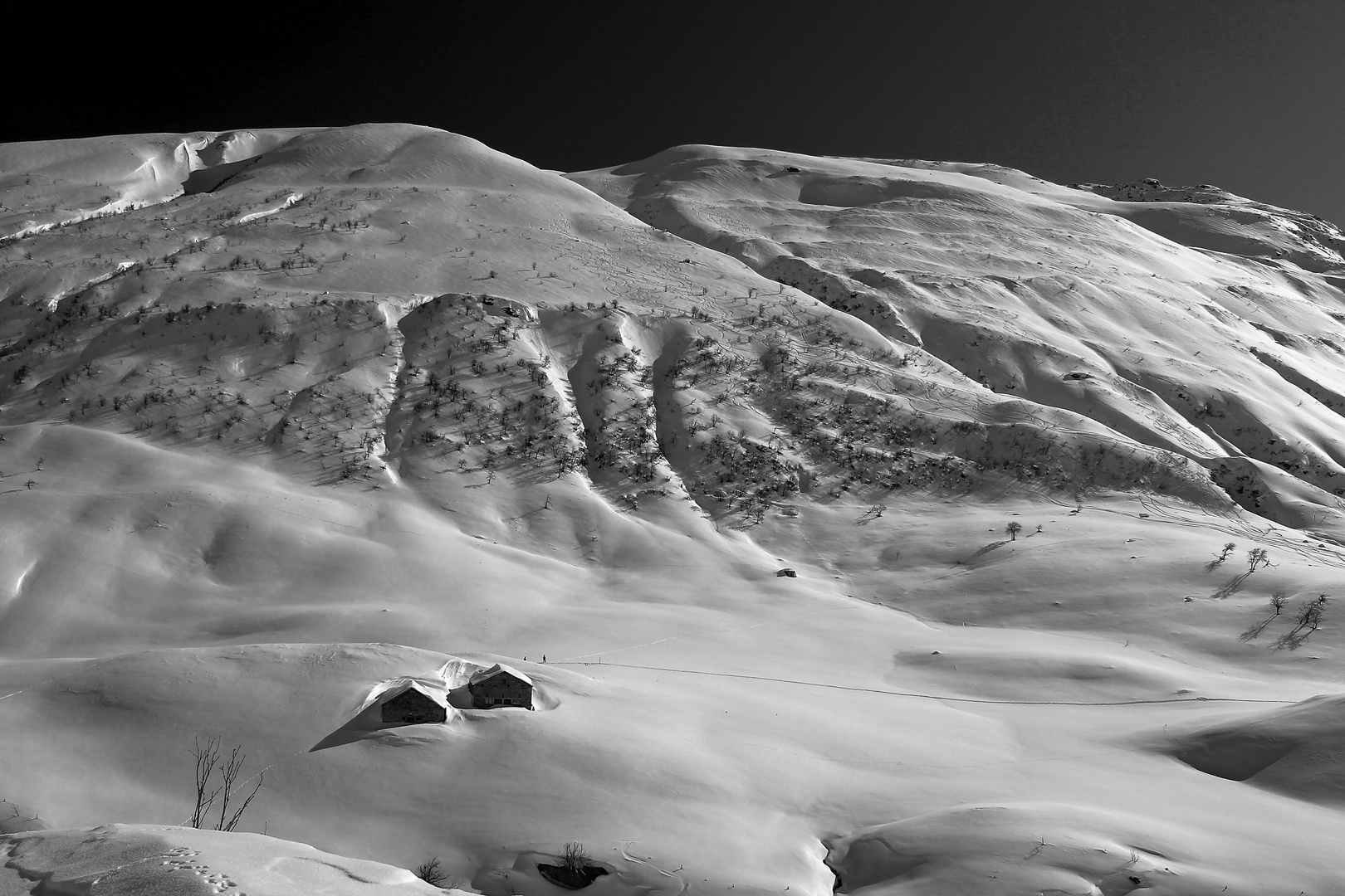 Wie der Winter das Gebirge formt