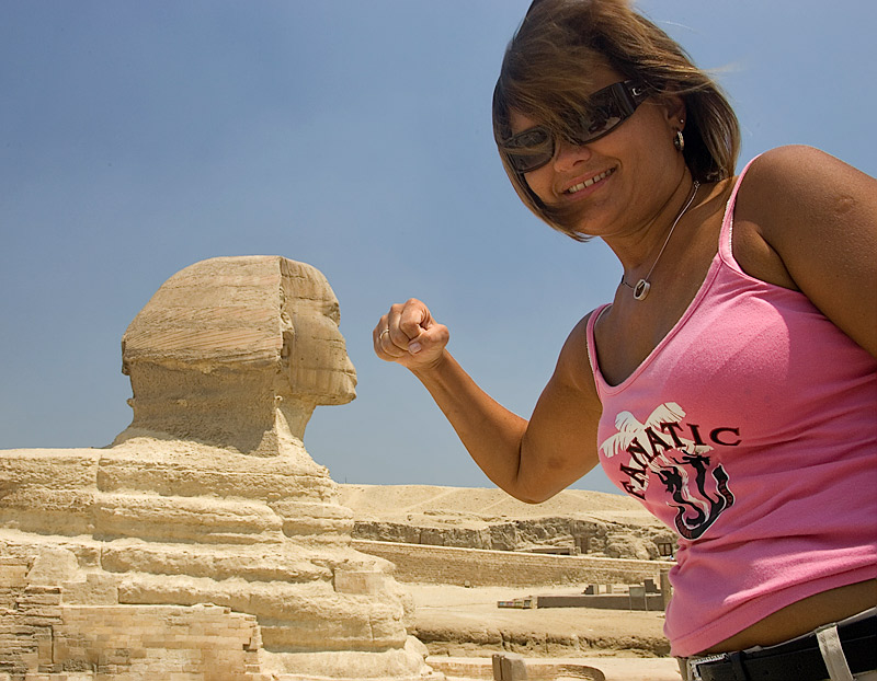 Wie die Sphinx......