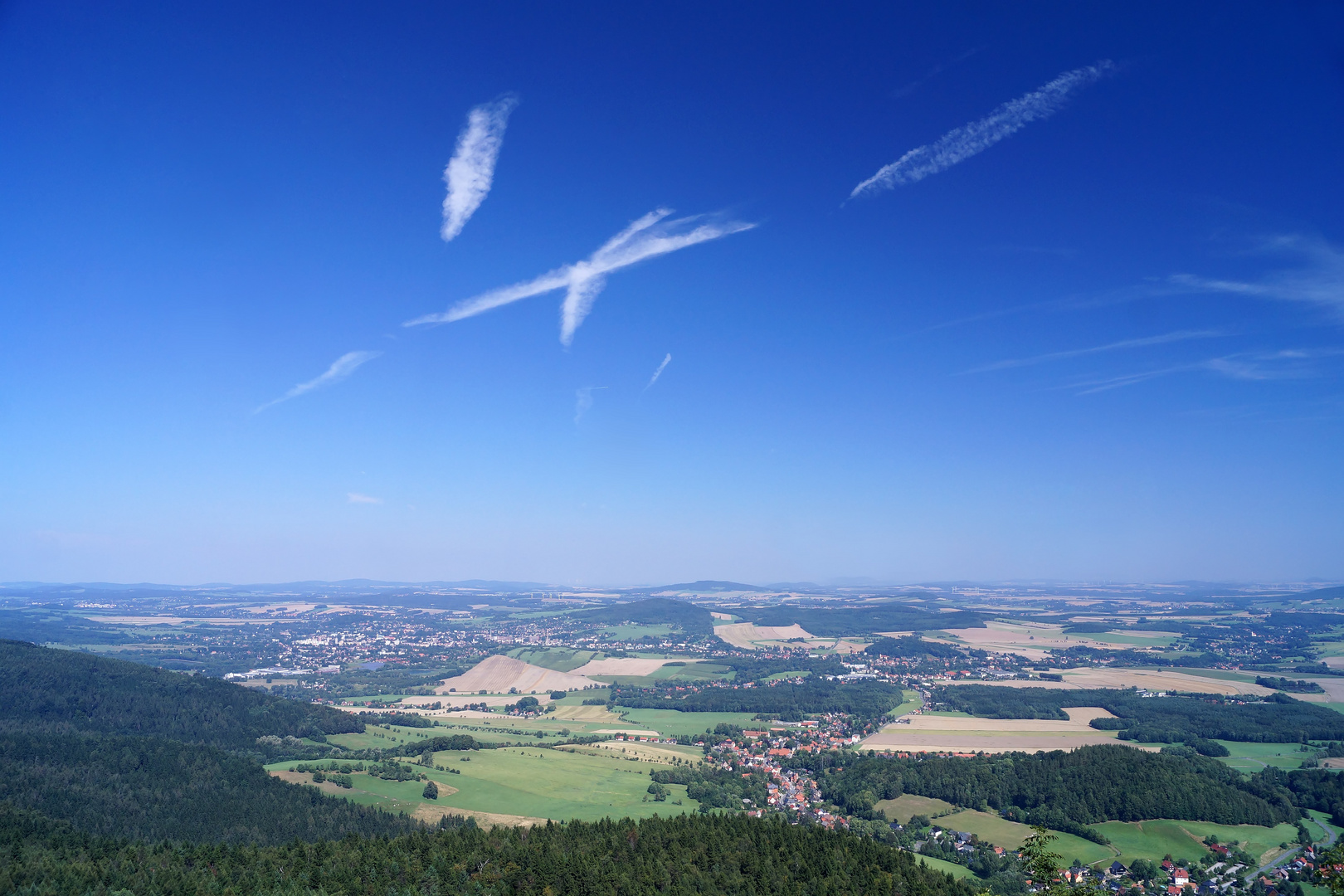 Wie ein "Gipfelkreuz"...