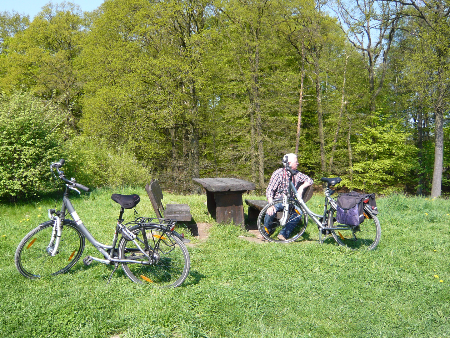 Wie Fahren gerne Fahrrad 