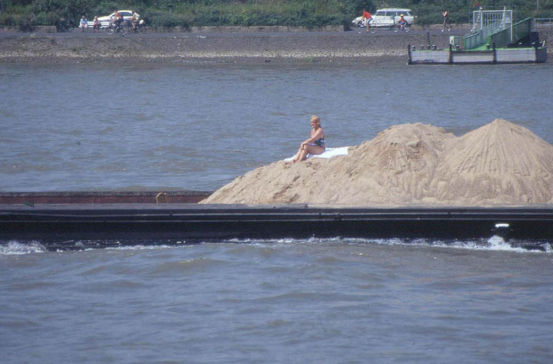 Wie gut, wenn man immer seinen Strand dabei hat