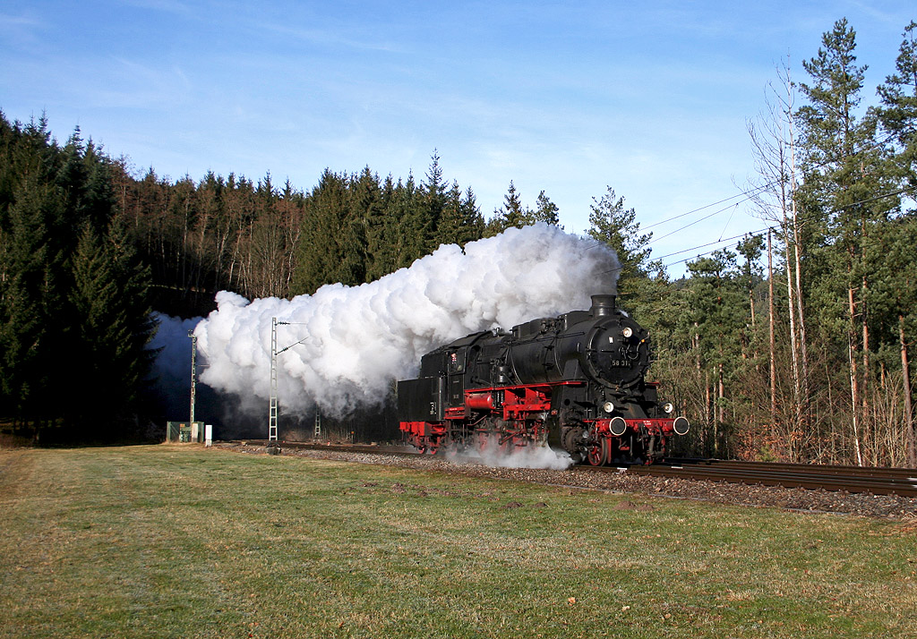 Wie, ne Dampflok ohne Waggons?