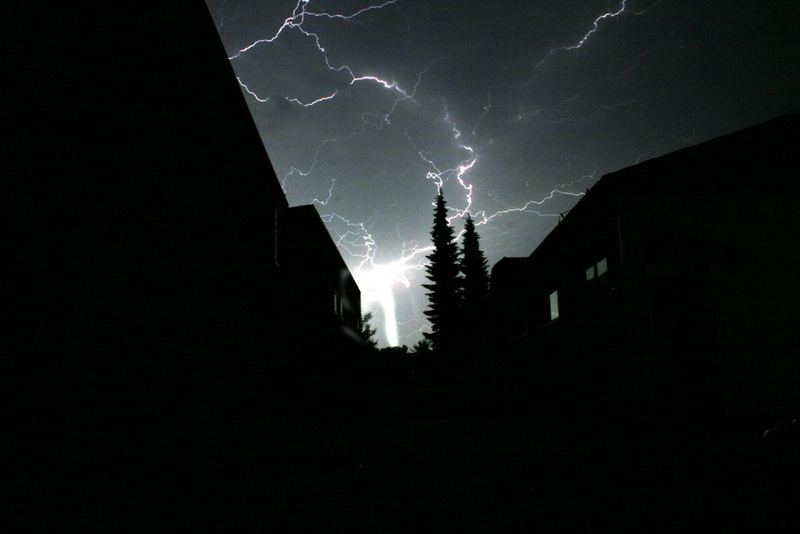 Wie platziere ich die Kamera bei einem Gewitter ...