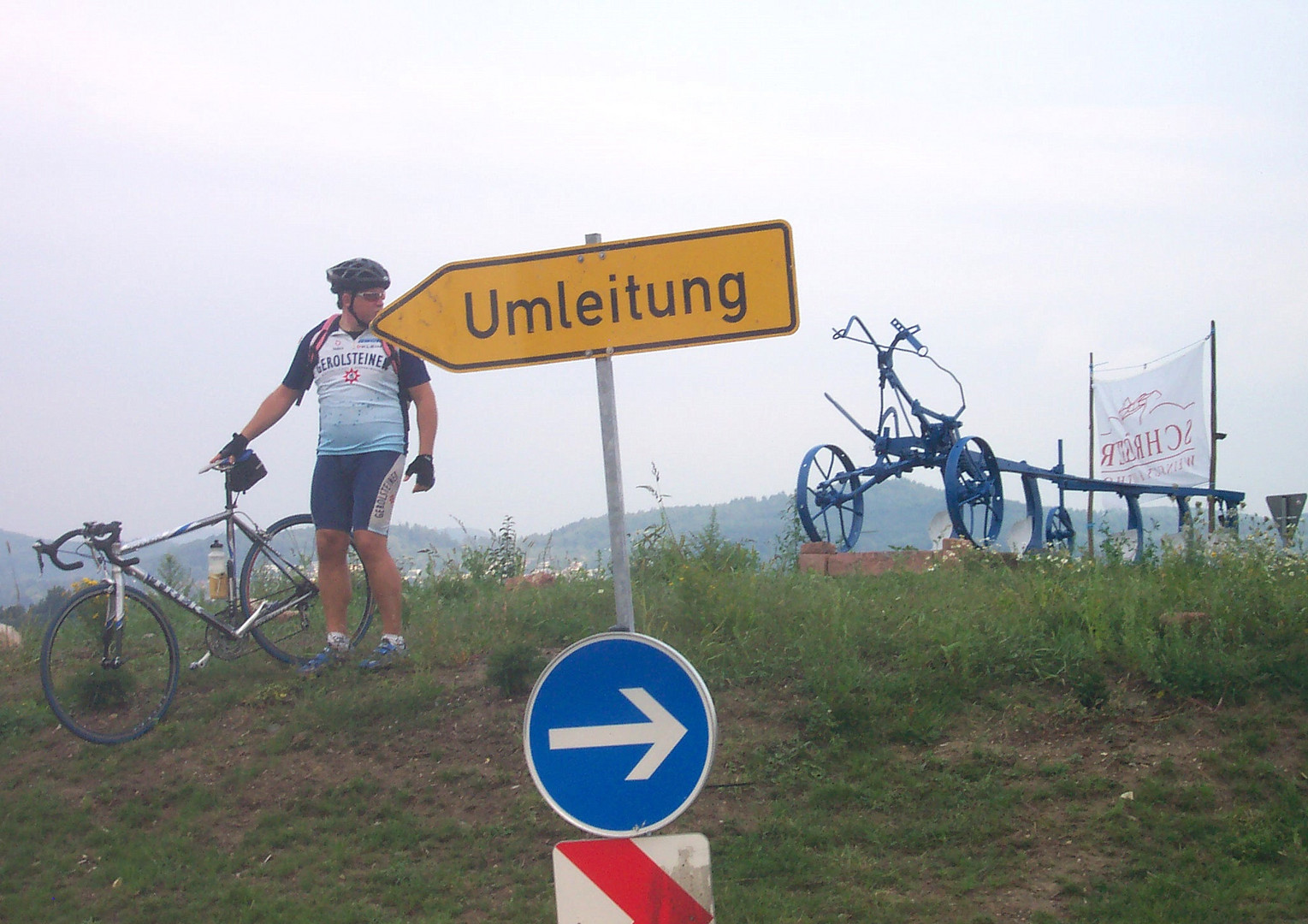 Wie schaffe ich es den Pflug an mein Rennrad zu hängen ?