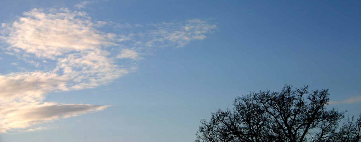 Wie sieht der Himmel aus, der jetzt über dir steht?