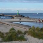 ... wie sieht es nach der Sturmflut am Warnemünder Strand aus ...???...