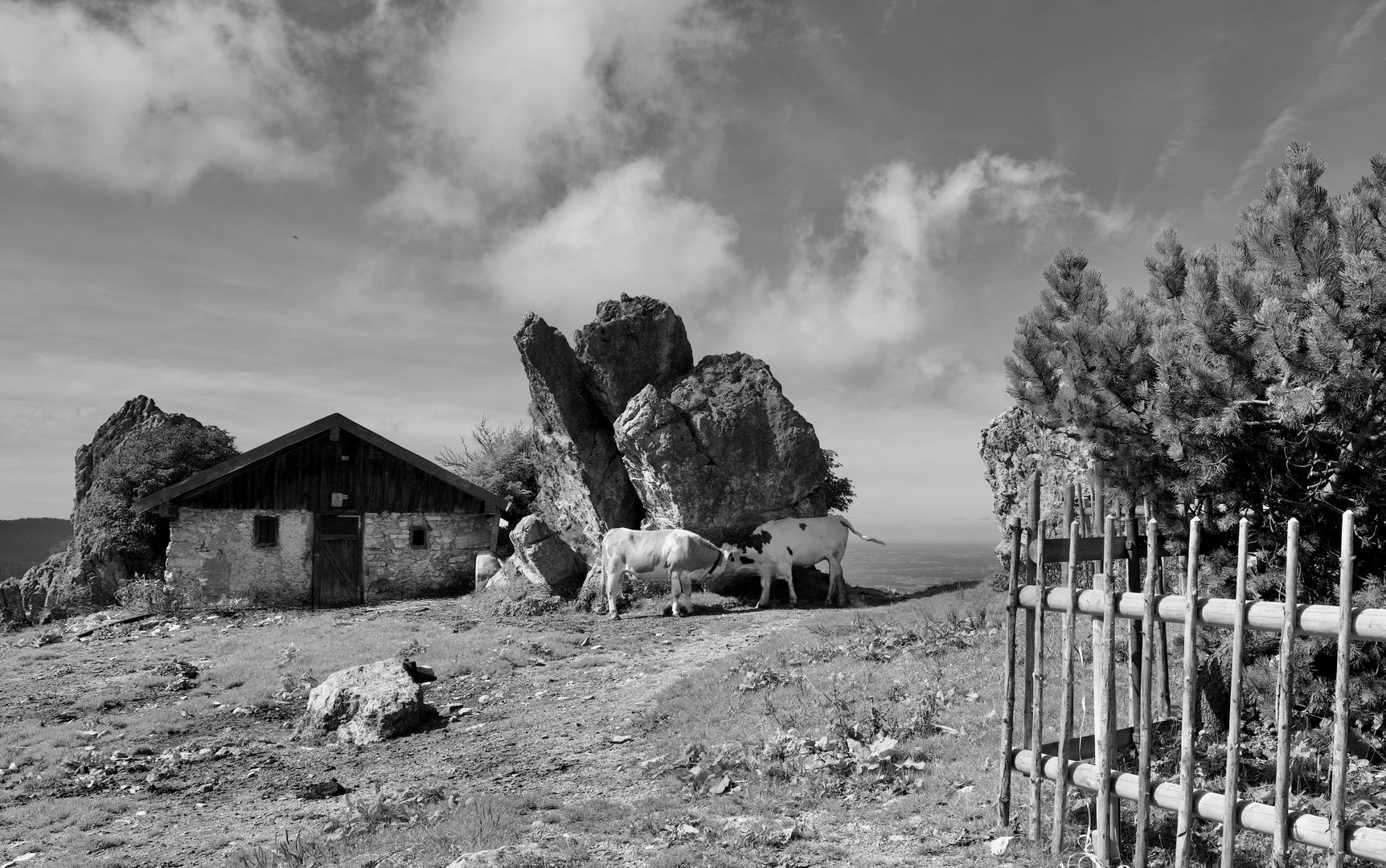 Wie vor Jahr und Tag .... / Das Steinhaus von der Kampenwand