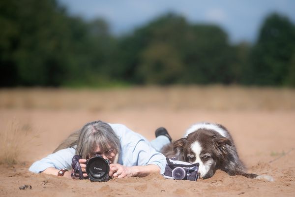 Wie, zu dunkel? Bei mir passt das, Frauchen!