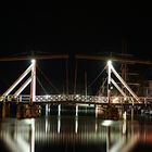 Wieck Brücke bei Nacht