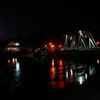 Wieck - Brücke bei Nacht