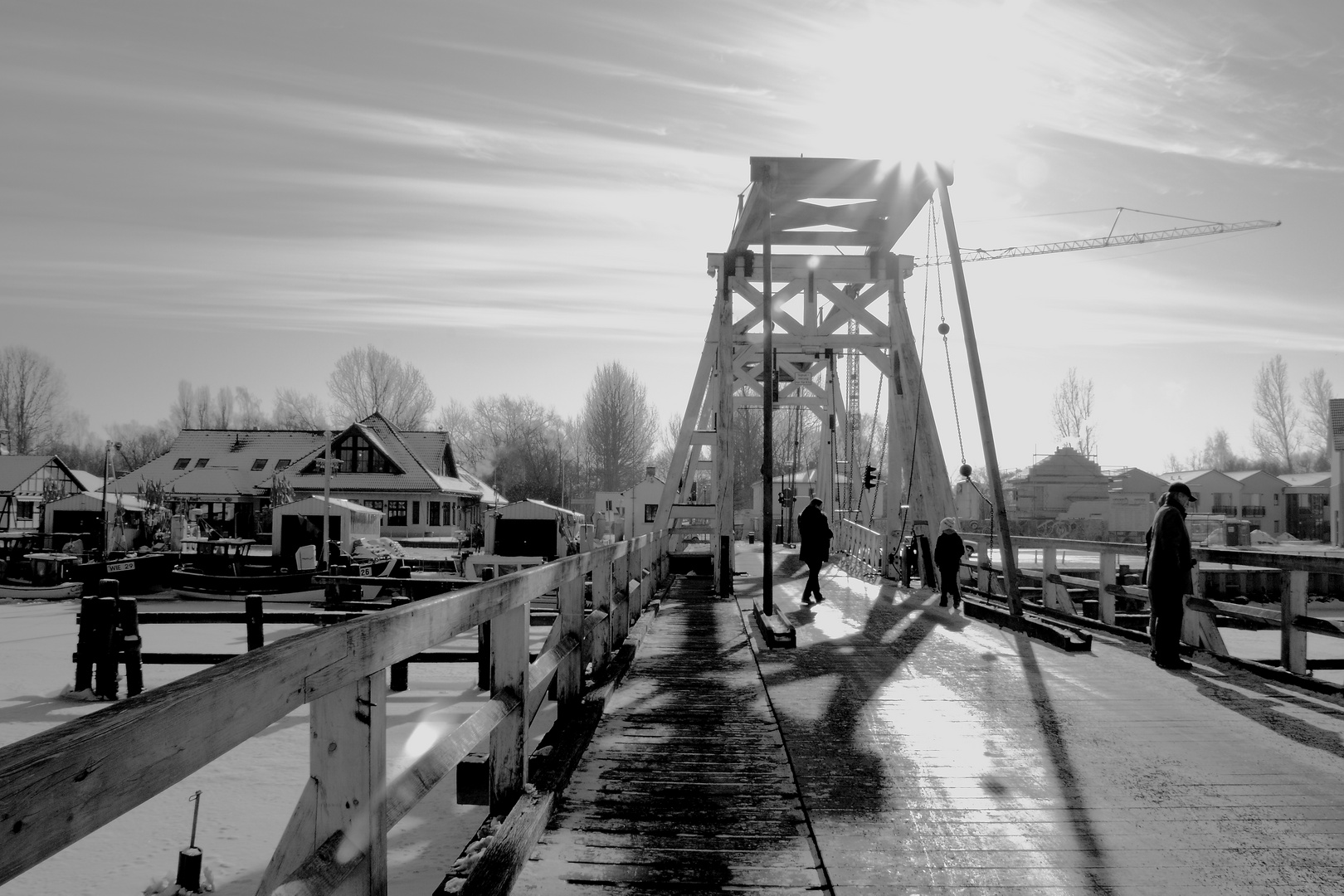 Wiecker Klappbrücke, Greifswald