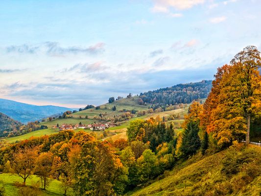 Wieden im Schwarzwald im Herbst