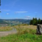 Wiedener Eck: Rollspitzlift, Ausstieg Bergstation 1110m NN mit Feldbergmassiv im Hintergrund