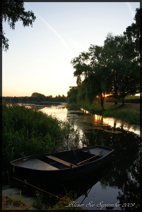 ... wieder am "Blauen See"