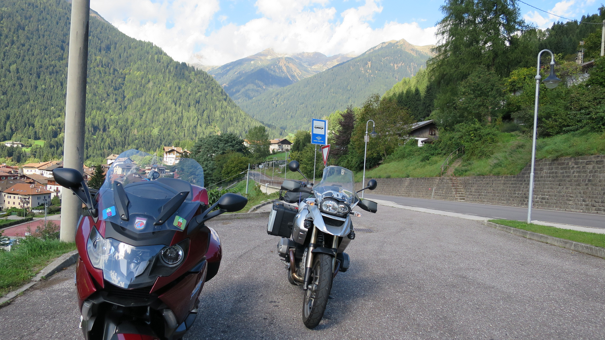 Wieder aufwärts über die Alpen Richtung Norden