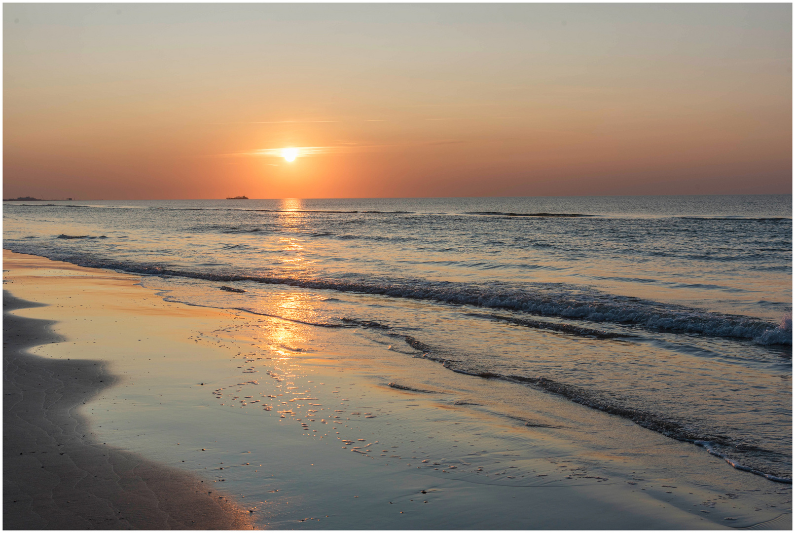 wieder ein Abend am Strand