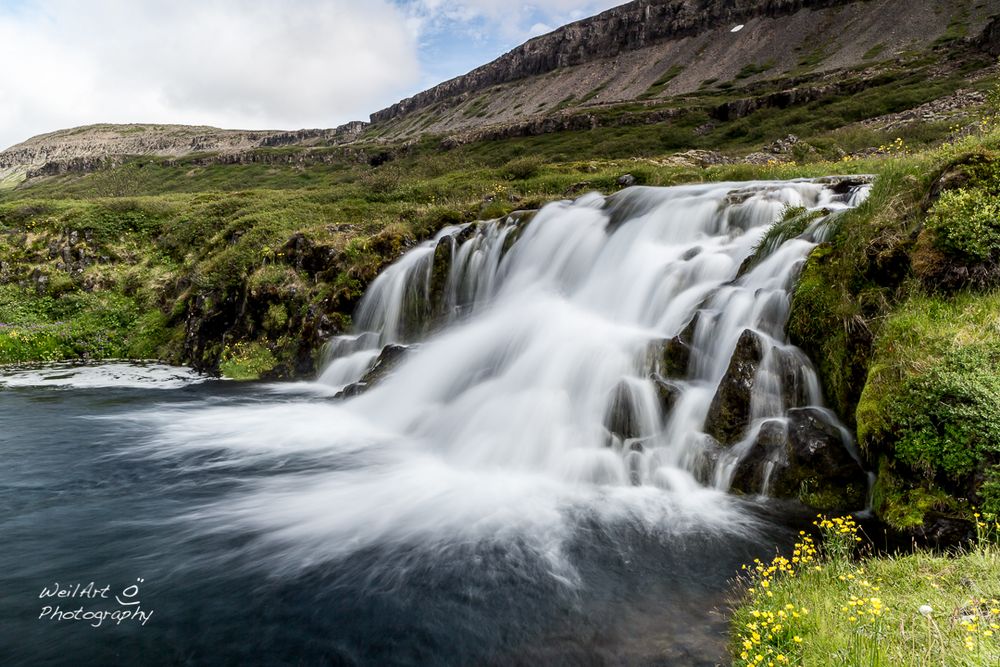 wieder ein kleiner Wasserfall