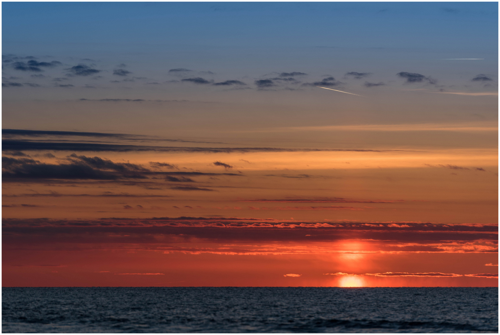 wieder ein Sonnenuntergang