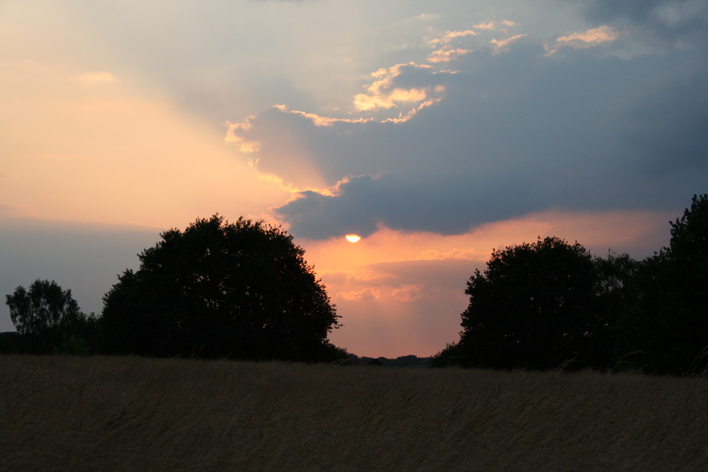 wieder ein Sonnenuntergang...