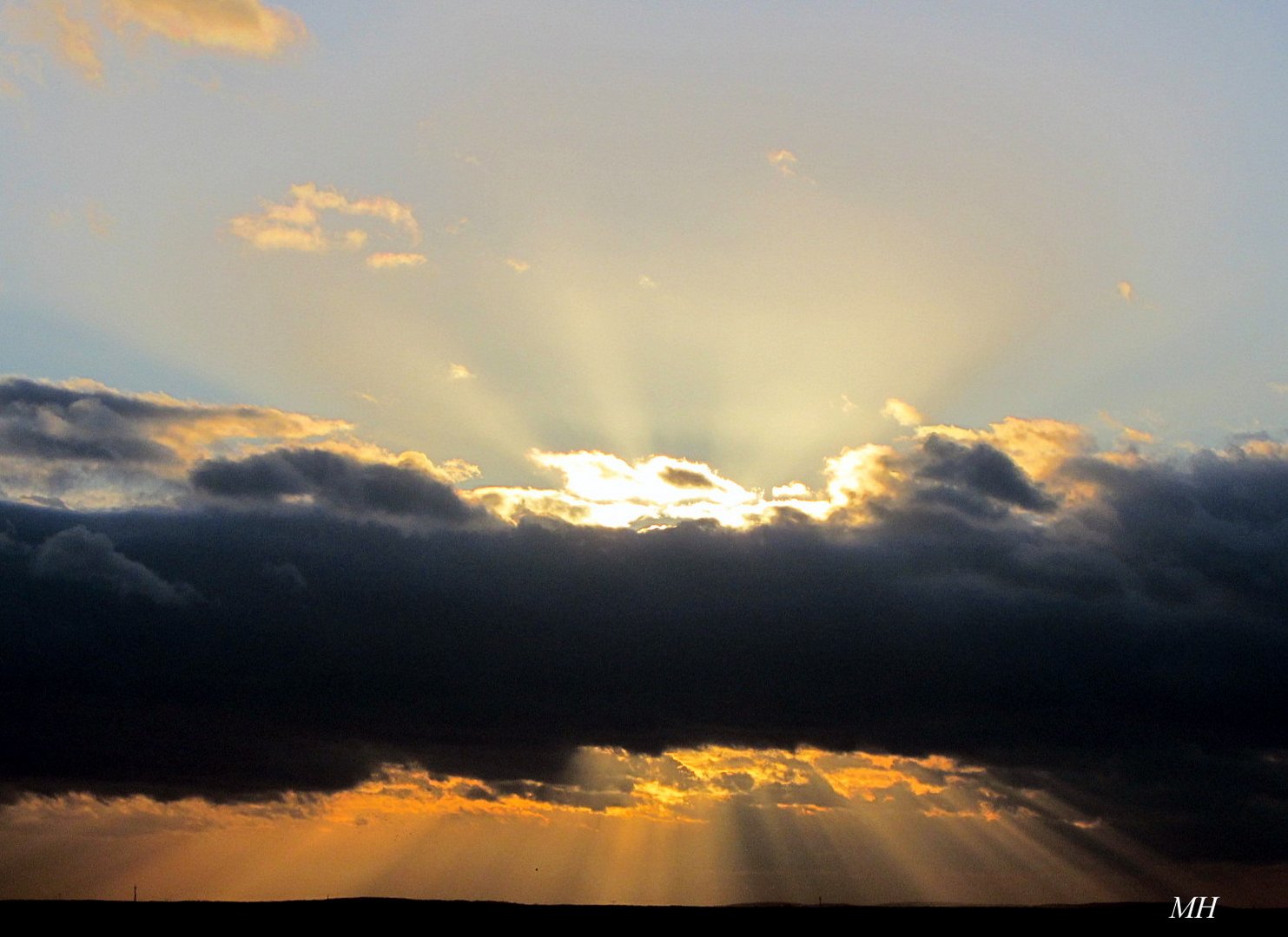 Wieder ein Sonnenuntergang