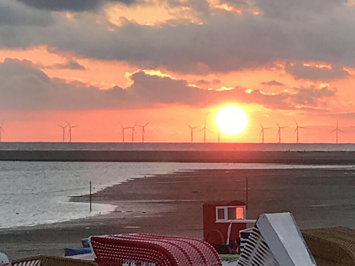 wieder ein wunderschöner Sonnenuntergang 