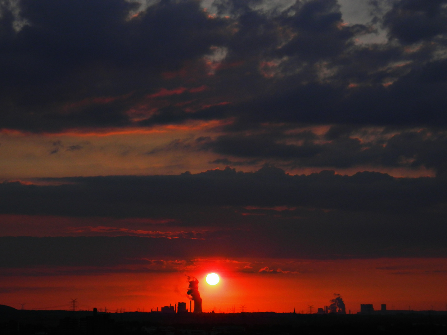 Wieder einer dieser Sonnenuntergänge...