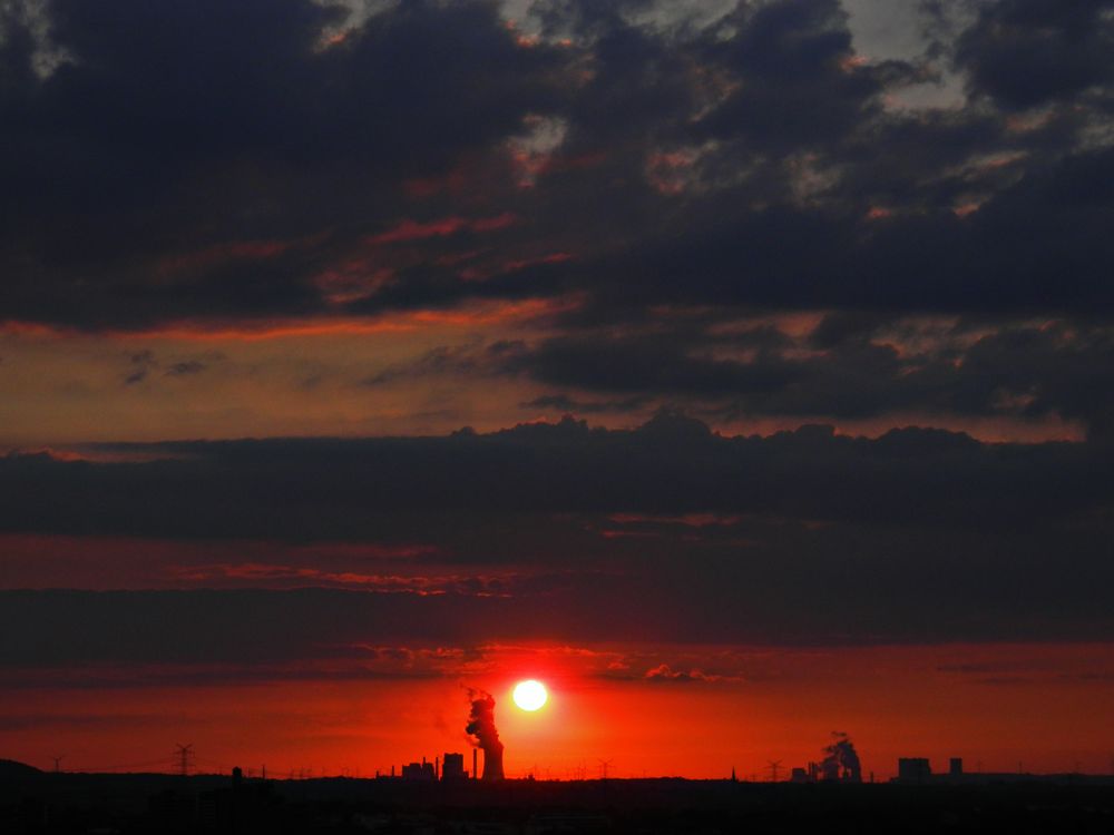 Wieder einer dieser Sonnenuntergänge...