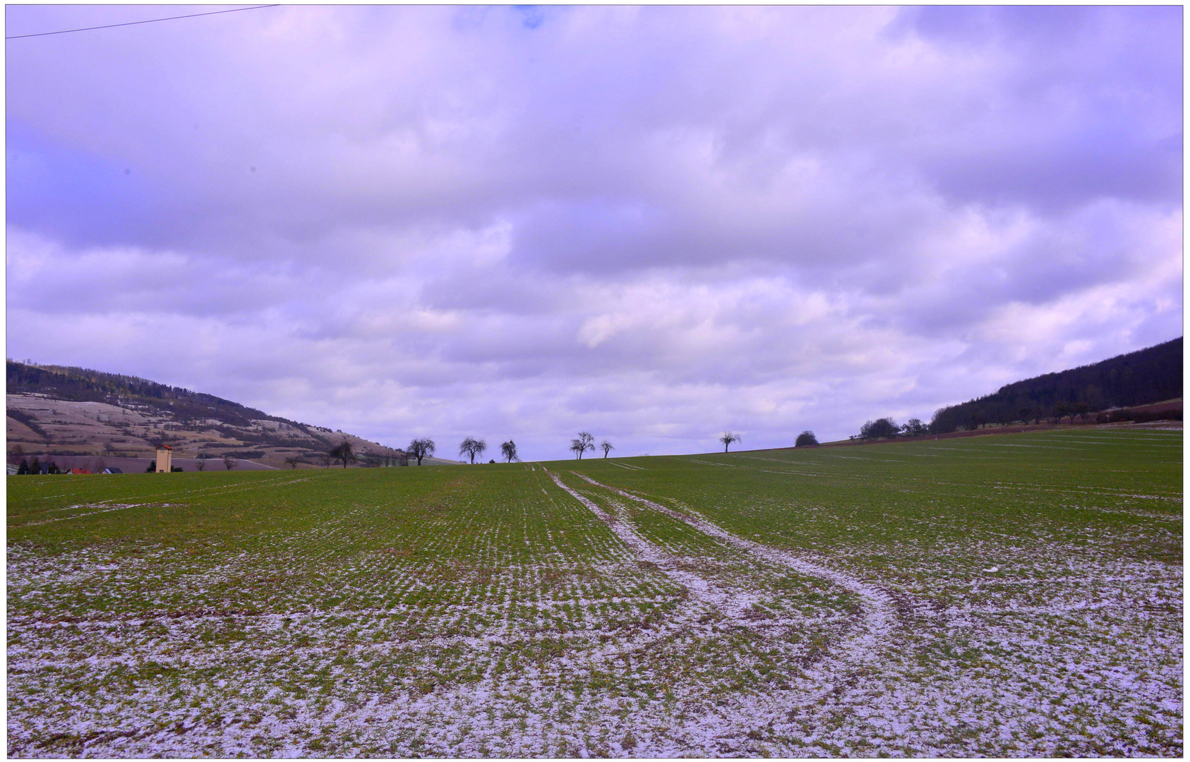 wieder etwas geschneit (un poco nieve)