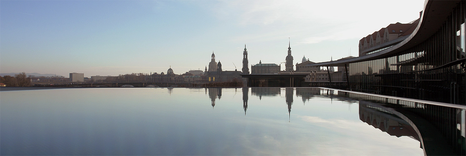 ... wieder Hochwasser in Dresden