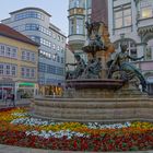 wieder in Erfurt, mein Lieblingsbrunnen (en Erfurt otra vez, mi fuente preferido)