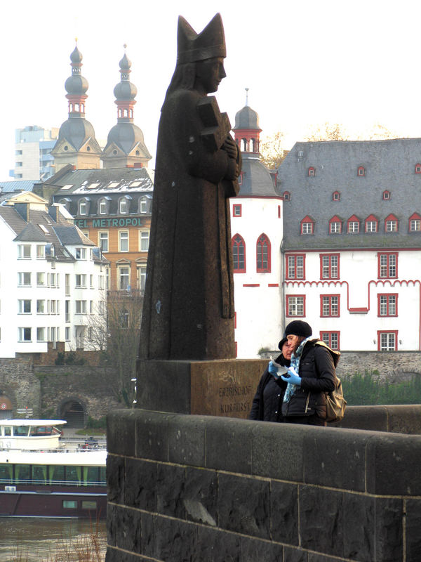 Wieder mal auf der Balduins-Brücke