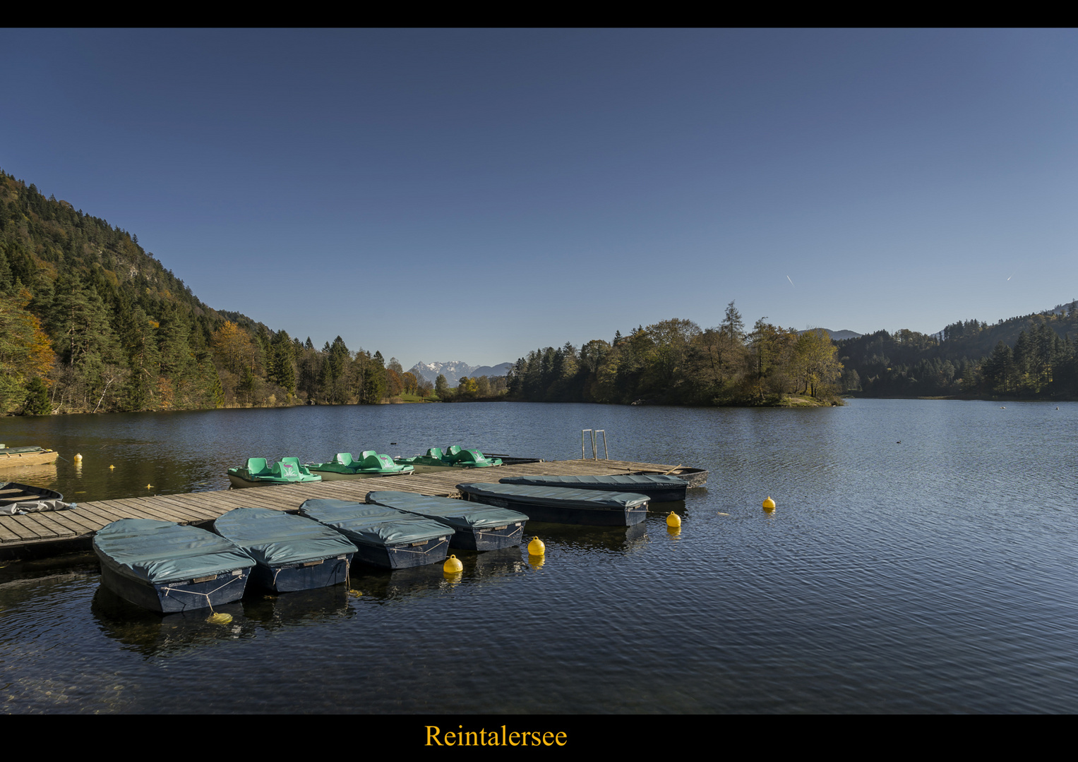 Wieder mal der Reintalersee ... man freut sich auf Frühling und Sommer!