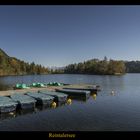 Wieder mal der Reintalersee ... man freut sich auf Frühling und Sommer!