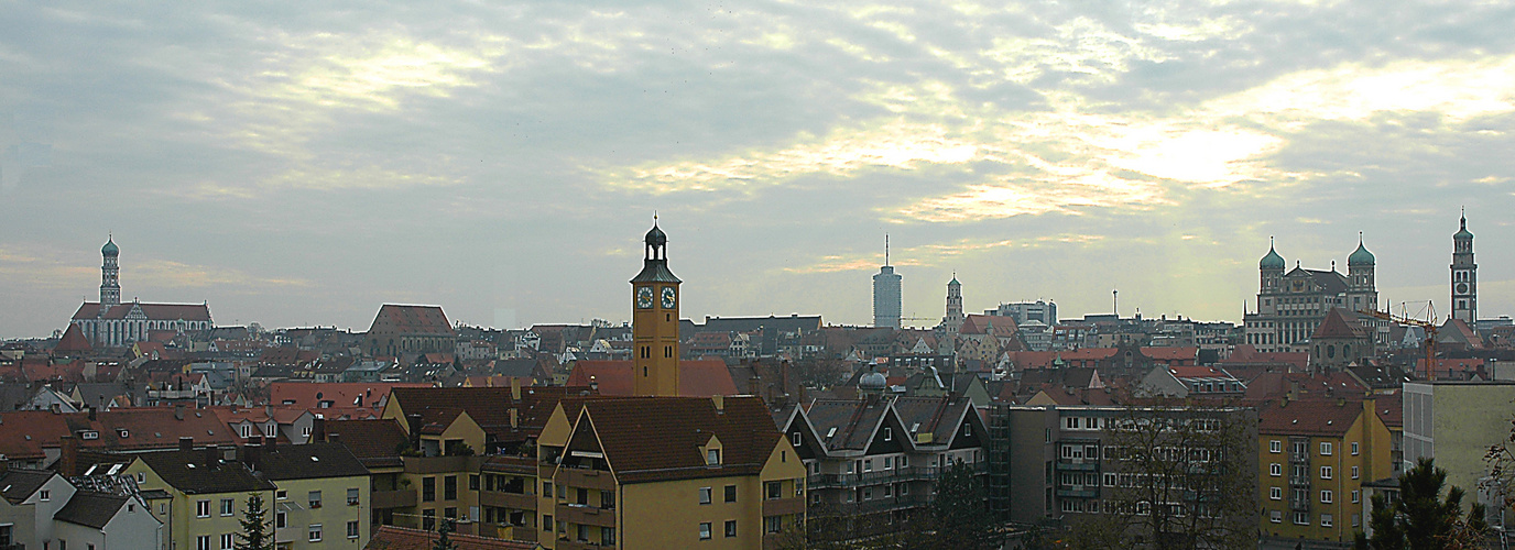 Wieder mal ein Blick über Augsburg