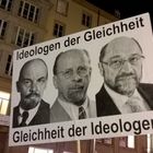 Wieder mal ein kreatives und treffendes Plakat bei Pegida