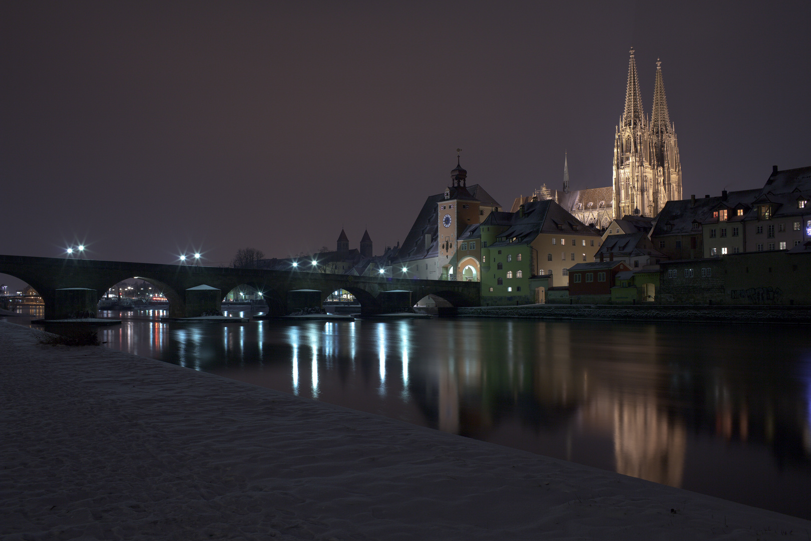 Wieder mal Regensburg - im Winter - und saukalt (beim fotografieren)