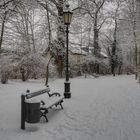 Wieder Schnee im Park