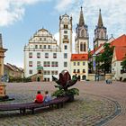 ... wieder wunderschön "herausgeputzt",- ... Oschatz in Sachsen.