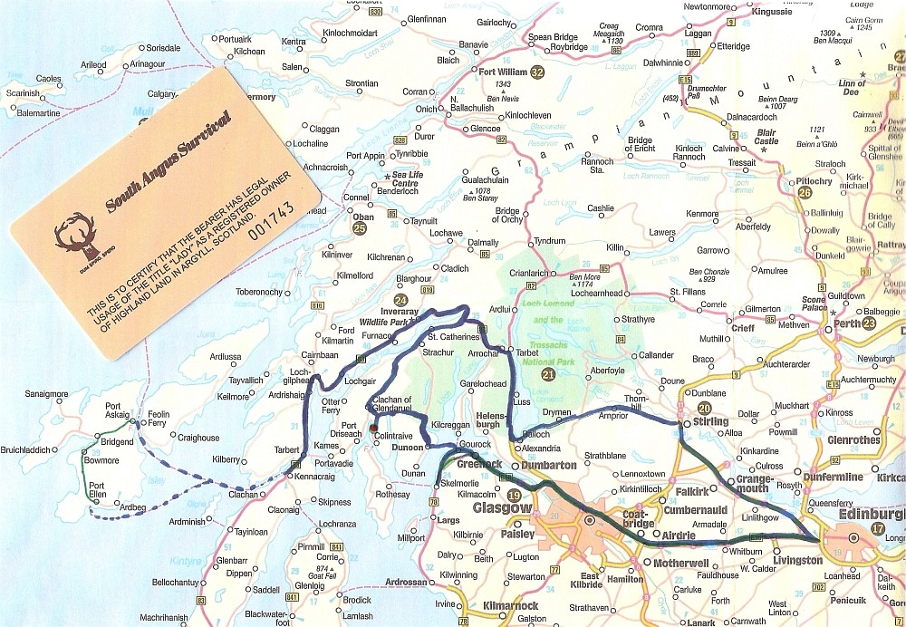 Wiedermal Schottland und wieder mit Hindernissen