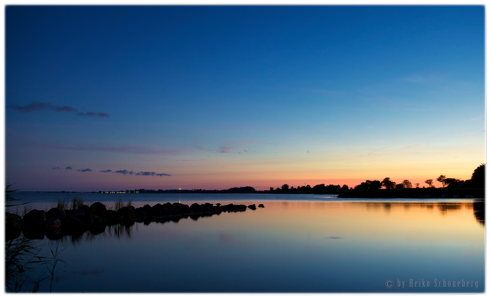 Wieker Bodden zur blauen Stunde...