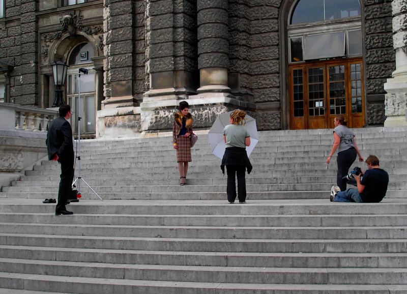 Wien 2004: Fotoshooting