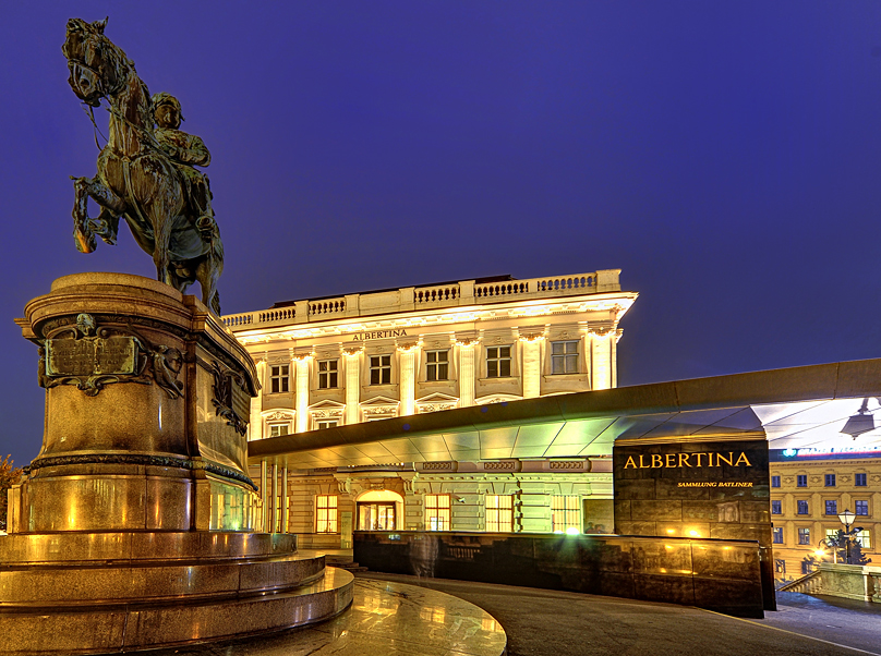 WIEN - Albertina mit Franz Joseph I.