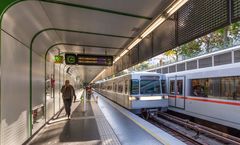 Wien Alsergrund - U Bahn Rossauer Lande