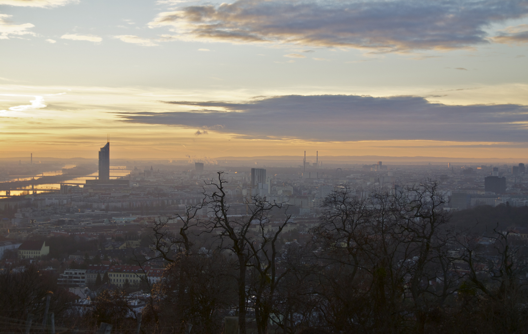 Wien am Morgen, wer findet das Riesenrad?