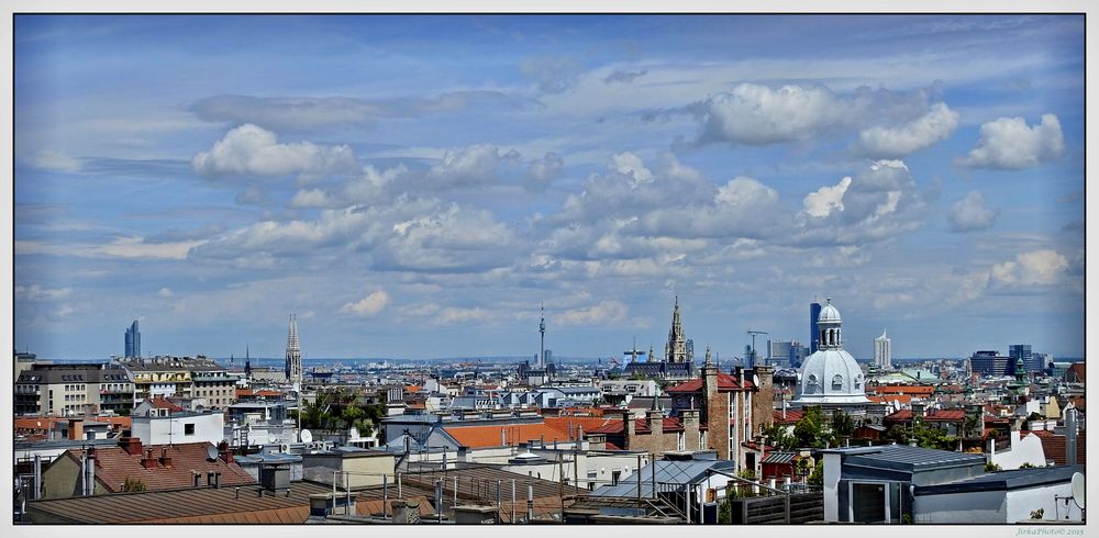 Wien- Ansicht aus Dach